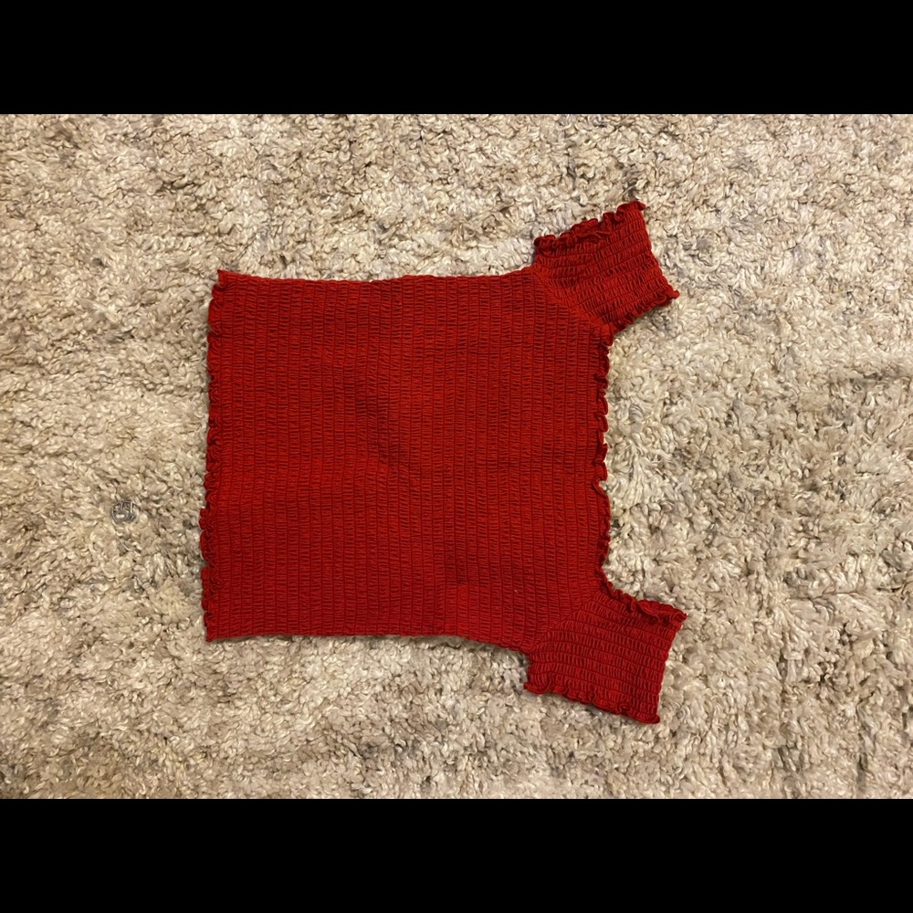 Hollister Off the shoulder crop top